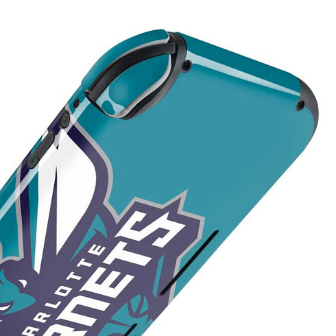 NBA Charlotte Hornets Large Logo Nintendo Switch Lite Skin