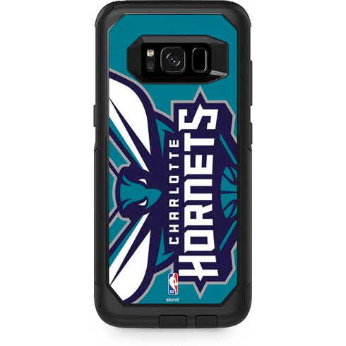 NBA Charlotte Hornets Large Logo Otterbox Commuter Galaxy Skin