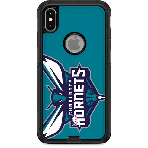 NBA Charlotte Hornets Large Logo Otterbox Commuter iPhone Skin