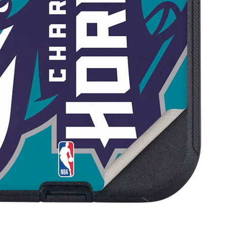 NBA Charlotte Hornets Large Logo Otterbox Defender iPhone Skin