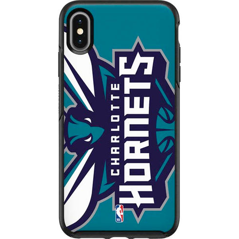 NBA Charlotte Hornets Large Logo Otterbox Symmetry iPhone Skin