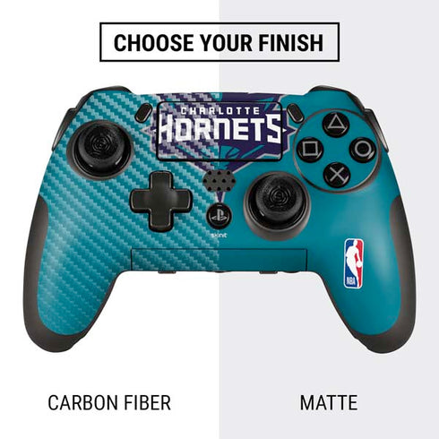 NBA Charlotte Hornets Large Logo PlayStation Scuf Vantage 2 Controller Skin