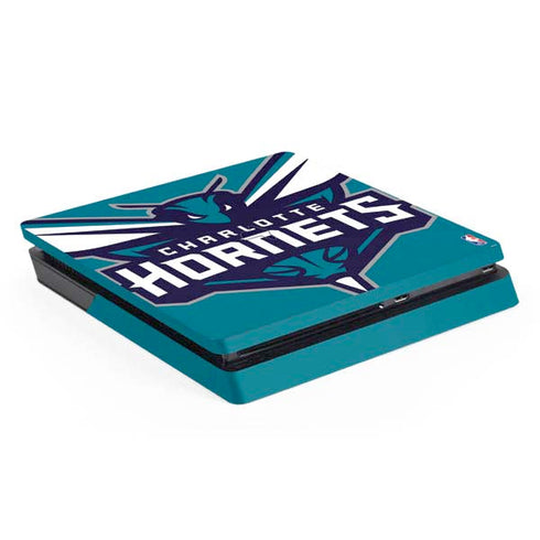 NBA Charlotte Hornets Large Logo PS4 Slim Skin