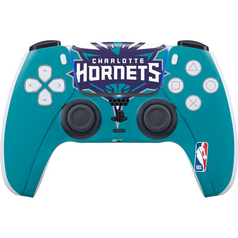 NBA Charlotte Hornets Large Logo PS5 Controller Skin