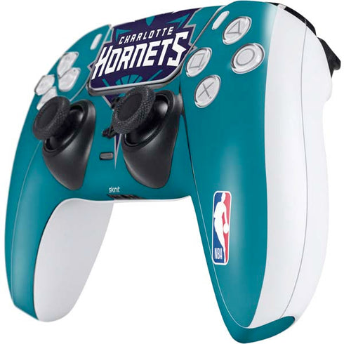 NBA Charlotte Hornets Large Logo PS5 Controller Skin