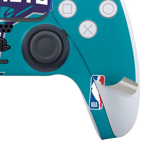 NBA Charlotte Hornets Large Logo PS5 Controller Skin
