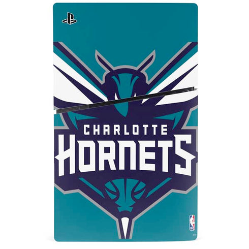 NBA Charlotte Hornets Large Logo PS5 Slim Disk Bundle Skin