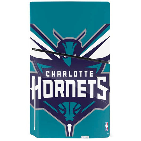 NBA Charlotte Hornets Large Logo PS5 Slim Disk Bundle Skin