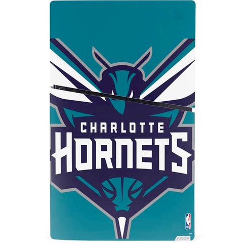 NBA Charlotte Hornets Large Logo PS5 Slim Digital Edition Console Skin