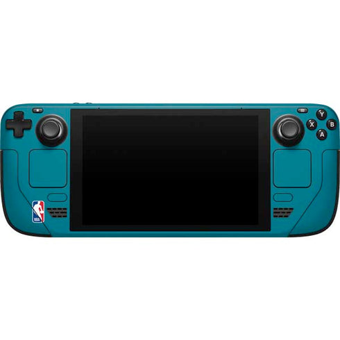 NBA Charlotte Hornets Large Logo Steam Deck Handheld Gaming Computer Skin