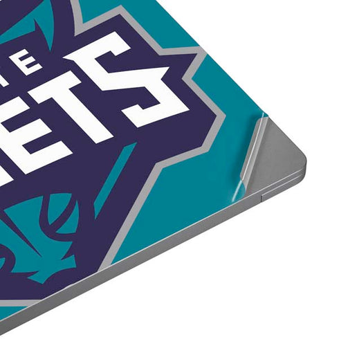 NBA Charlotte Hornets Large Logo Universal Laptop 12in (9.8 x 6.8in) Skin