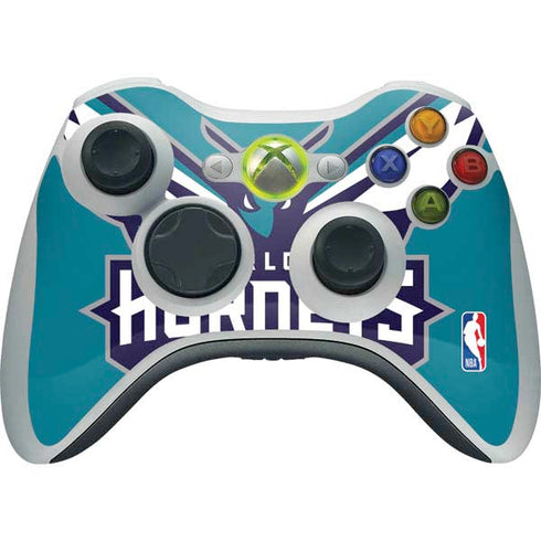 NBA Charlotte Hornets Large Logo Xbox 360 Wireless Controller Skin