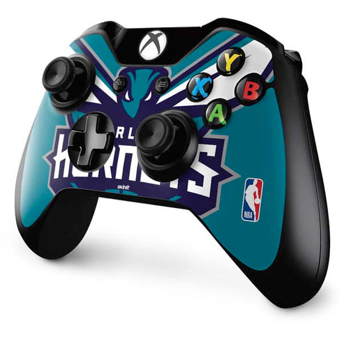 NBA Charlotte Hornets Large Logo Xbox One Controller Skin