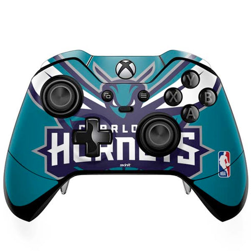 NBA Charlotte Hornets Large Logo Xbox One Elite Controller Skin