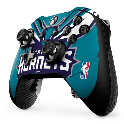 NBA Charlotte Hornets Large Logo Xbox One Elite Controller Skin