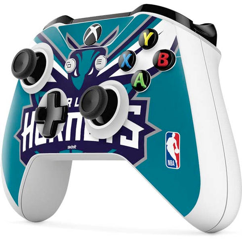 NBA Charlotte Hornets Large Logo Xbox One S All-Digital Edition Bundle Skin