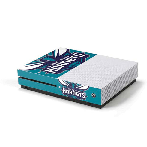 NBA Charlotte Hornets Large Logo Xbox One S Console Skin