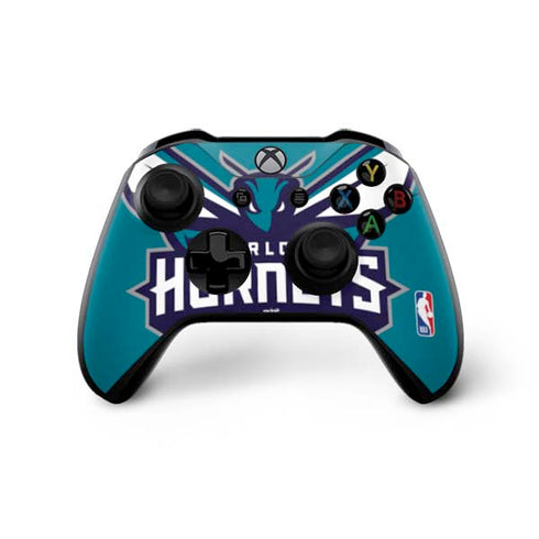 NBA Charlotte Hornets Large Logo Xbox One X Controller Skin