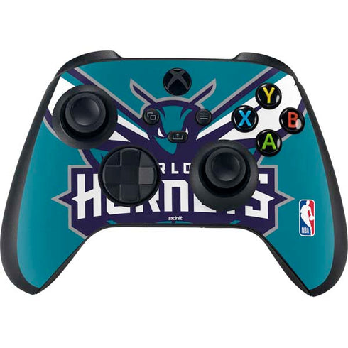 NBA Charlotte Hornets Large Logo Xbox Series X Controller Skin