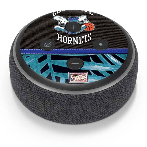 NBA Charlotte Hornets Retro Palms Amazon Echo Dot Skin