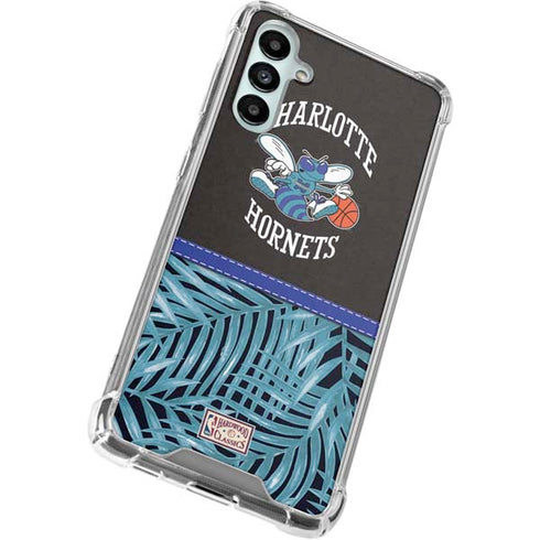 NBA Charlotte Hornets Retro Palms Galaxy A14 5G Clear Case