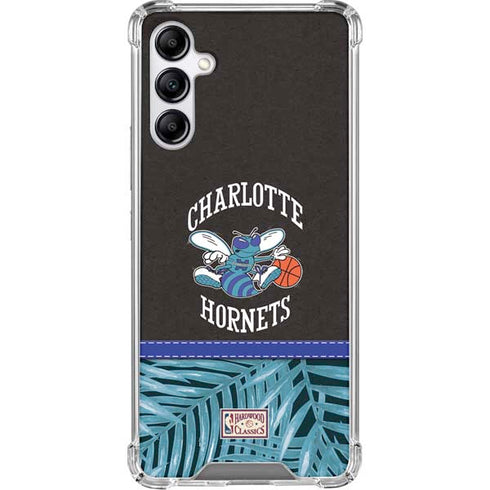 NBA Charlotte Hornets Retro Palms Galaxy A15 5G Clear Case