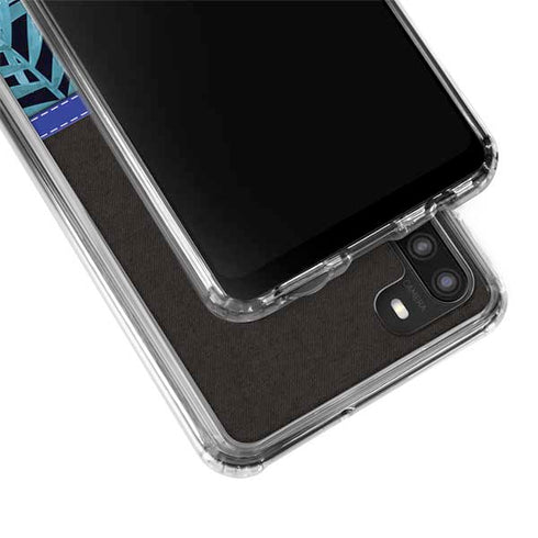 NBA Charlotte Hornets Retro Palms Galaxy A21 Clear Case