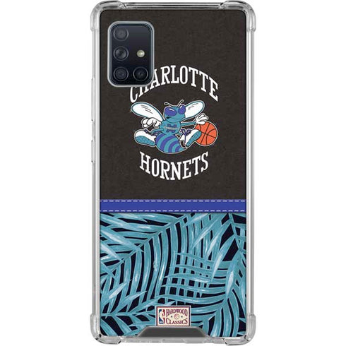 NBA Charlotte Hornets Retro Palms Galaxy A51 5G Clear Case