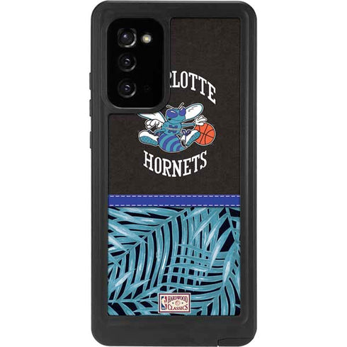 NBA Charlotte Hornets Retro Palms Galaxy Note20 5G Waterproof Case