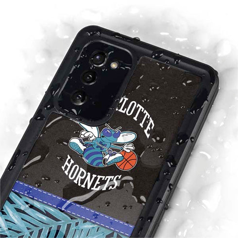 NBA Charlotte Hornets Retro Palms Galaxy Note20 5G Waterproof Case