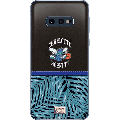 NBA Charlotte Hornets Retro Palms Galaxy S10e Skin