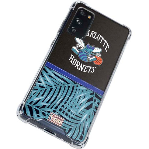 NBA Charlotte Hornets Retro Palms Galaxy S20 FE Clear Case
