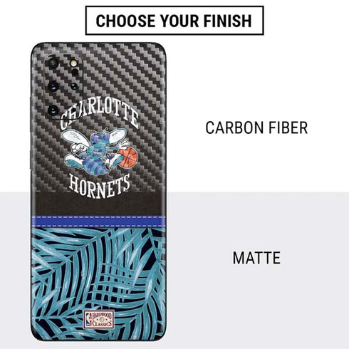 NBA Charlotte Hornets Retro Palms Galaxy S20 Plus Skin