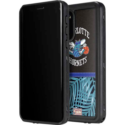 NBA Charlotte Hornets Retro Palms Galaxy S20 Plus Waterproof Case