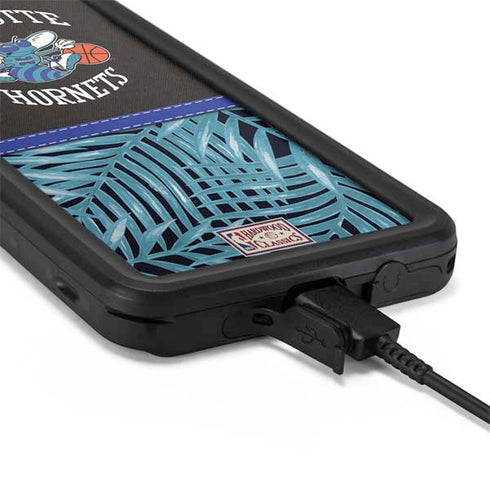 NBA Charlotte Hornets Retro Palms Galaxy S20 Plus Waterproof Case