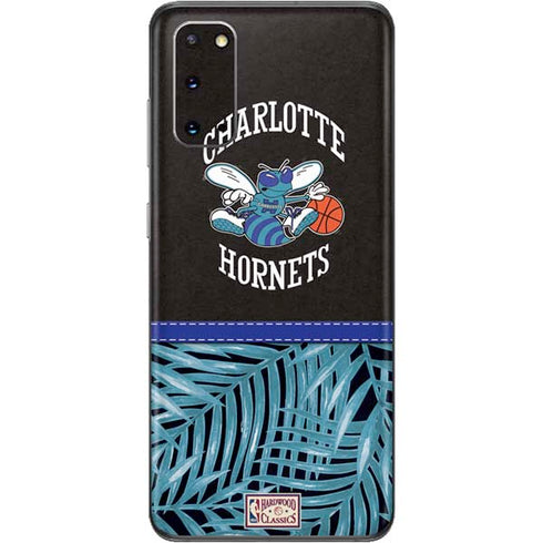 NBA Charlotte Hornets Retro Palms Galaxy S20 Skin