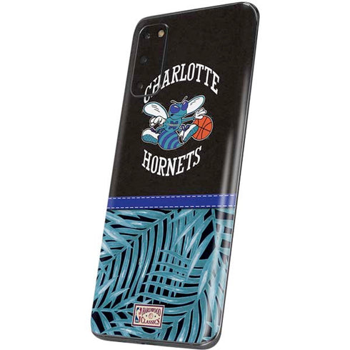 NBA Charlotte Hornets Retro Palms Galaxy S20 Skin