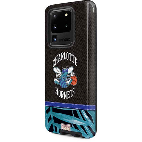 NBA Charlotte Hornets Retro Palms Galaxy S20 Ultra 5G Pro Case