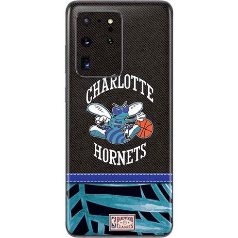 NBA Charlotte Hornets Retro Palms Galaxy S20 Ultra 5G Skin