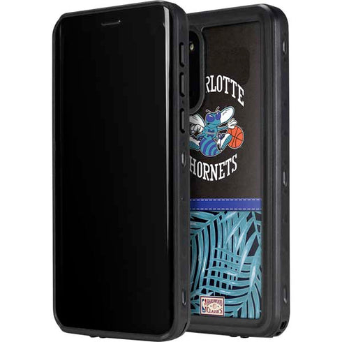 NBA Charlotte Hornets Retro Palms Galaxy S20 Waterproof Case