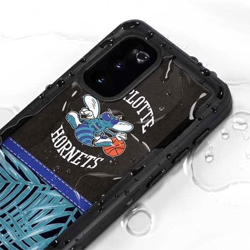 NBA Charlotte Hornets Retro Palms Galaxy S20 Waterproof Case