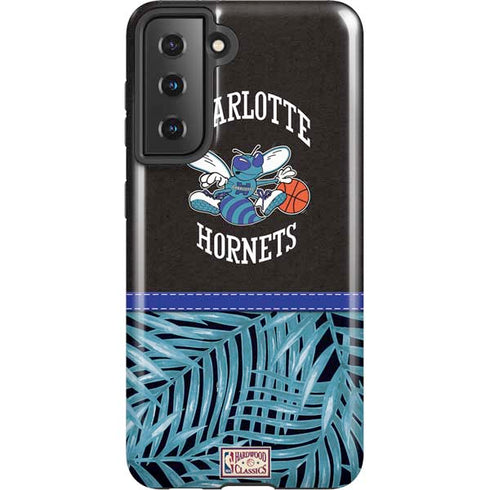 NBA Charlotte Hornets Retro Palms Galaxy S21 5G Pro Case