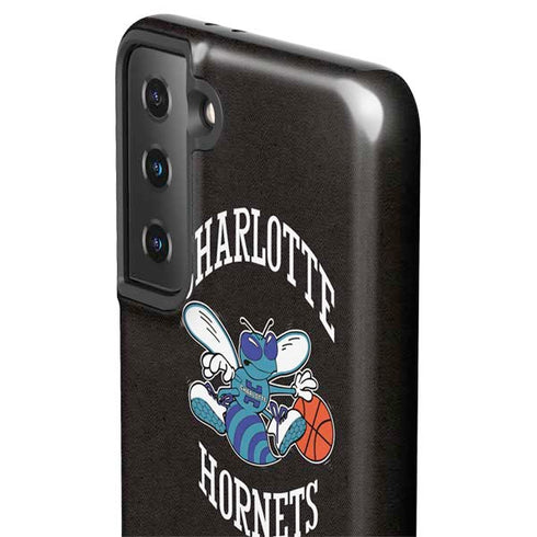 NBA Charlotte Hornets Retro Palms Galaxy S21 Plus 5G Pro Case