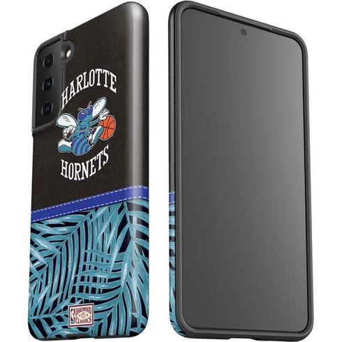 NBA Charlotte Hornets Retro Palms Galaxy S21 Plus 5G Pro Case