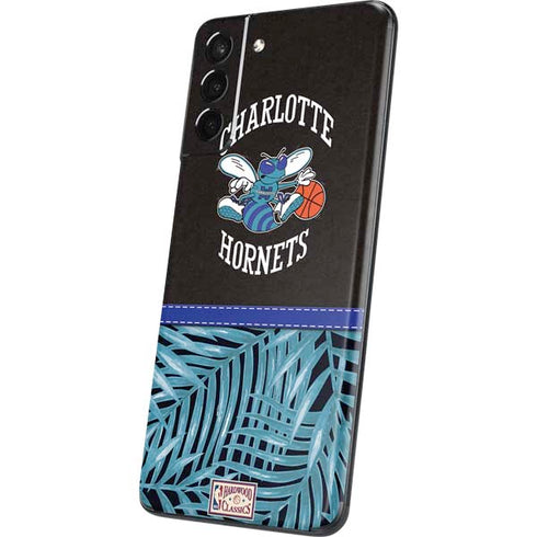 NBA Charlotte Hornets Retro Palms Galaxy S21 Plus 5G Skin