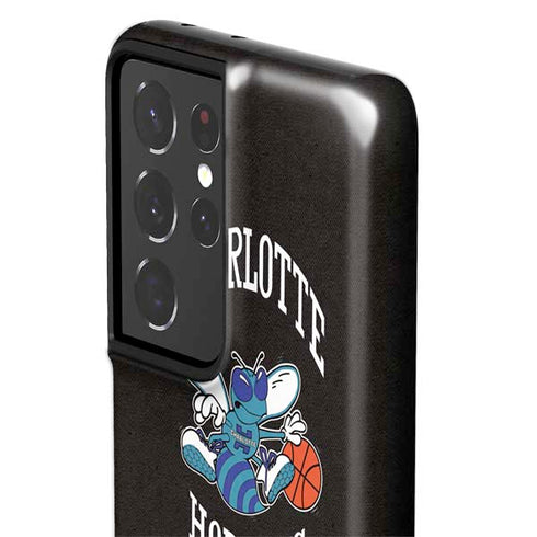 NBA Charlotte Hornets Retro Palms Galaxy S21 Ultra 5G Pro Case