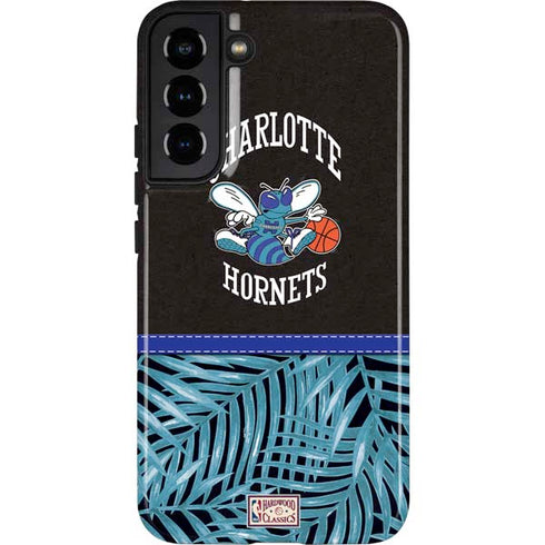 NBA Charlotte Hornets Retro Palms Galaxy S22 Plus Pro Case