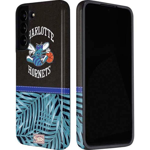 NBA Charlotte Hornets Retro Palms Galaxy S22 Plus Pro Case