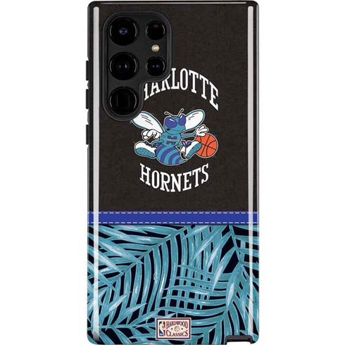 NBA Charlotte Hornets Retro Palms Galaxy S22 Ultra Pro Case