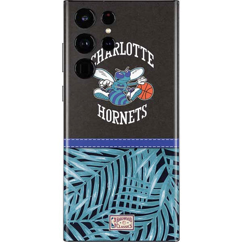 NBA Charlotte Hornets Retro Palms Galaxy S22 Ultra Skin